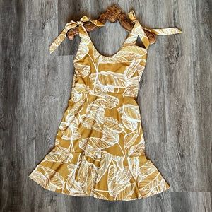 Mustard vacation dress